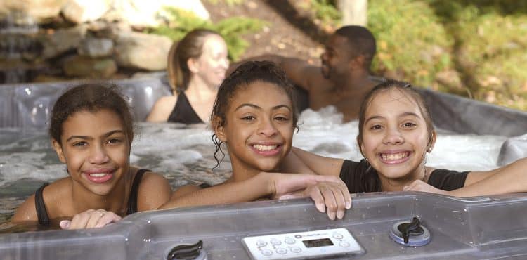 Making Sense of Hot Tub Electrical Requirements - Kids-Family shot