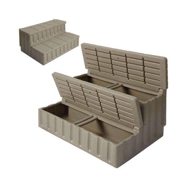 Cobblestone Storage Steps