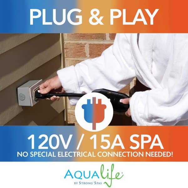 Palm Beach™ 30 Jet, 5-7 Person Plug ‘n Play Hot Tub Spa 12