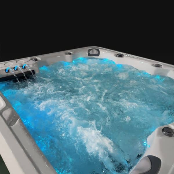Scenic™ 69 Jet, 6-Person Lounger Hot Tub Spa with Bluetooth Stereo & Ozone 14