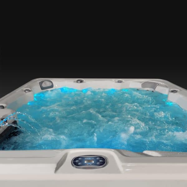 Scenic™ 69 Jet, 6-Person Lounger Hot Tub Spa with Bluetooth Stereo & Ozone 15